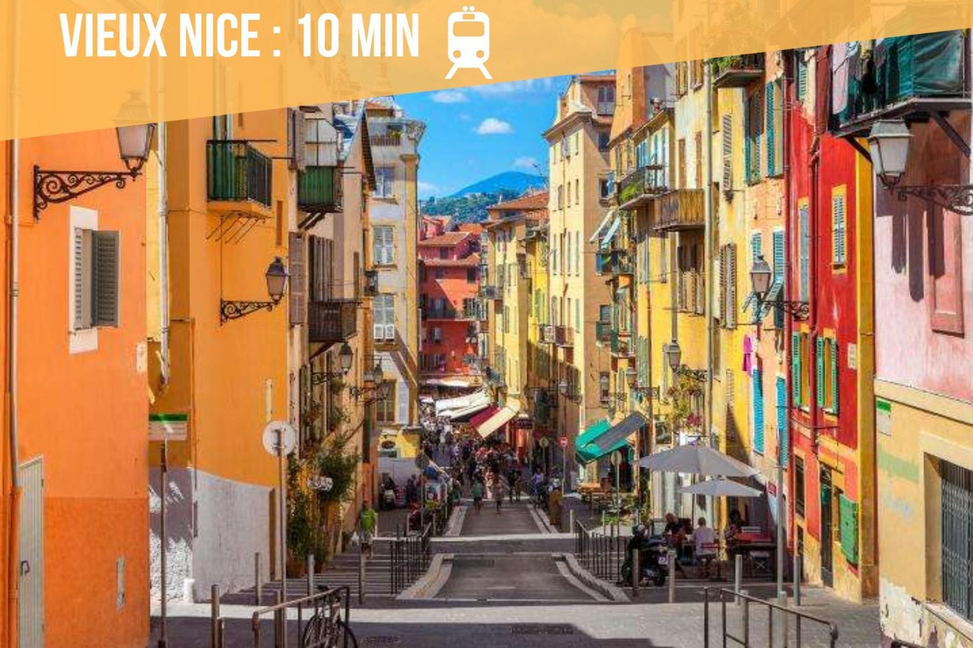 Le Valrose Cocon Urbain Au Coeur De Nice Souplex Esterno foto